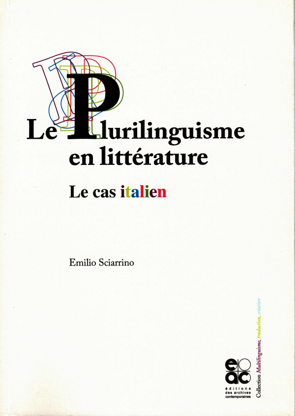 Sciarrino Le plurilinguisme en littérature